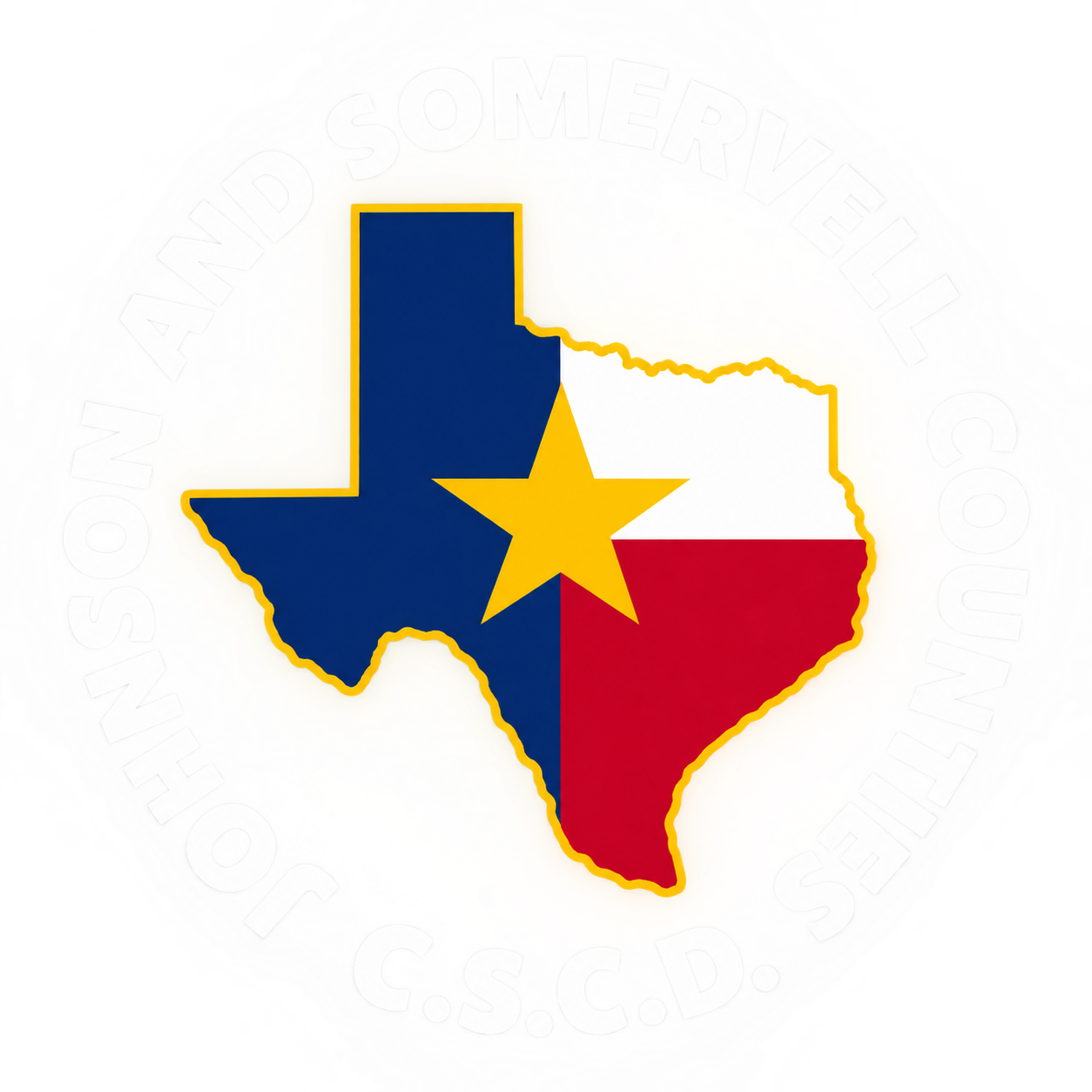 Seal of Johnson and Somervell Counties